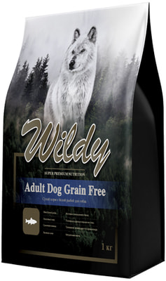 Сухой корм Wildy Adult Dog Grain Free (белая рыба) (фото)