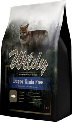 Сухой корм Wildy Puppy Grain Free (белая рыба) (фото)
