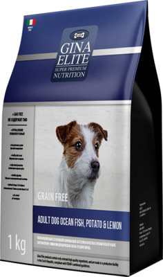   Gina elite Grain Free Adult Dog Ocean Fish, Potato & Lemon
