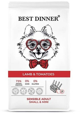   Best Dinner Adult Sensible Mini Lamb & Tomatoes ()