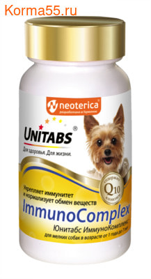 Unitabs ImmunoComplex для мелких собак (фото)