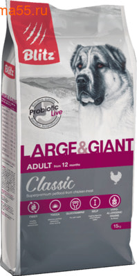 Сухой корм Blitz Classic Large & Giant Breeds Adult Dog (фото)