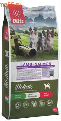 Сухой корм Blitz Holistic Lamb & Salmon (Grain Free) (фото)
