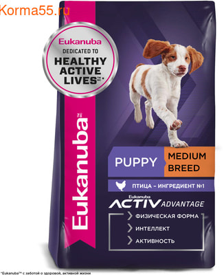   Eukanuba Medium Puppy ()