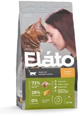   Elato Holistic Adult Cat Chicken & Duck / Hairball Control