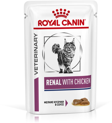 Влажный корм Royal canin RENAL C КУРИЦЕЙ пауч (фото)