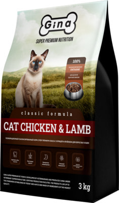   Gina Adult Cat Chicken & Lamb