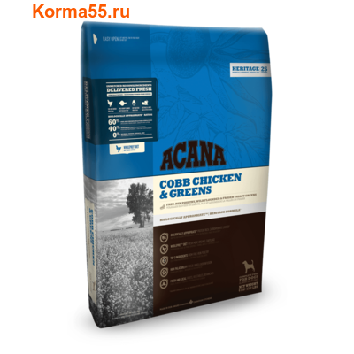 Сухой корм ACANA COBB CHICKEN & GREENS Сухой корм ACANA COBB CHICKEN & GREENS