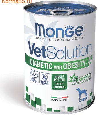  Monge VetSolution Dog Diabetic and Obesity ()