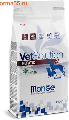 Сухой корм Monge VetSolution Dog Hepatic Сухой корм Monge VetSolution Dog Hepatic (фото)