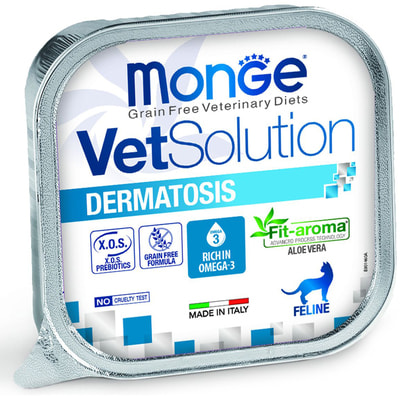 Влажный корм Monge VetSolution Cat Dermatosis Влажный корм Monge VetSolution Cat Dermatosis (фото)