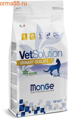Сухой корм Monge VetSolution Cat Urinary Oxalate Сухой корм Monge VetSolution Cat Urinary Oxalate (фото)