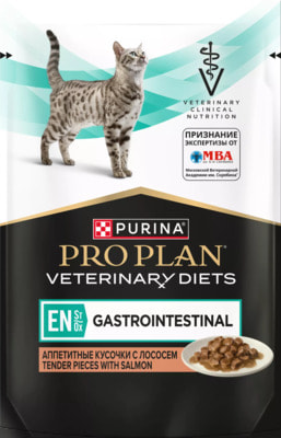 Влажный корм PRO PLAN VETERINARY DIETS EN Gastrointestinal с лососем Влажный корм PRO PLAN VETERINARY DIETS EN Gastrointestinal с лососем (фото)