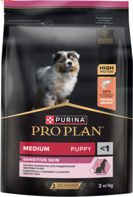Сухой корм PRO PLAN® SENSITIVE SKIN (с лососем) Сухой корм PRO PLAN® SENSITIVE SKIN (с лососем) (фото)