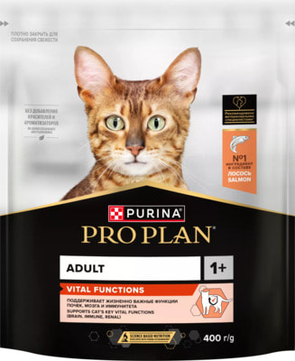 Сухой корм PRO PLAN® VITAL FUNCTIONS (с лососем) Сухой корм PRO PLAN® VITAL FUNCTIONS (с лососем) (фото)