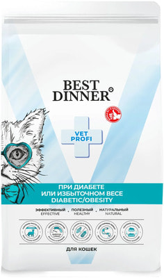 Сухой корм Best Dinner Vet Profi Diabetic/Obesity Сухой корм Best Dinner Vet Profi Diabetic/Obesity (фото)