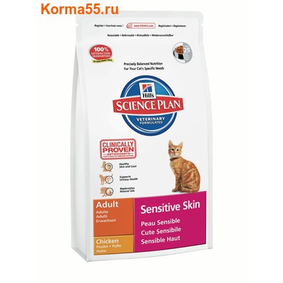 Сухой корм Hill's Science Plan Sensitive Skin (курица)