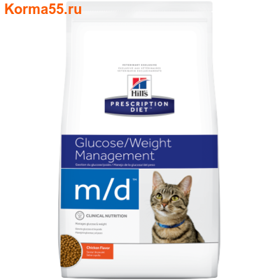 Сухой корм Hill's Prescription Diet m/d Diabetes/Weight Management Feline