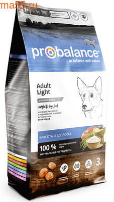 Сухой корм ProBalance Adult Light (фото)