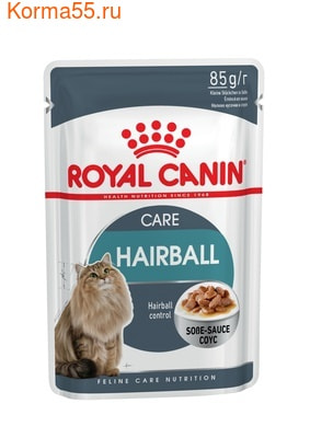 Влажный корм Royal canin HAIRBALL CARE (В СОУСЕ) (фото)