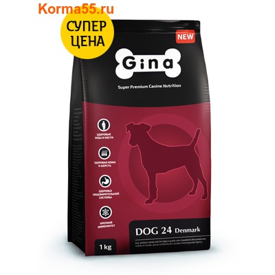 Сухой корм Gina Dog 24 Denmark Сухой корм Gina Dog 24 Denmark