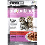 Влажный корм ProBalance Kitten 1`st Diet (с телятиной в желе)