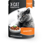 Влажный корм X-Cat с индейкой в соусе