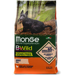   Monge Dog BWild GRAIN FREE Mini Anatra (  )