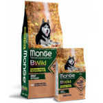 Сухой корм Monge Dog BWild GRAIN FREE All Breeds Adult Salmone (лосось и горох)