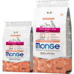 Сухой корм Monge Dog Monoprotein Extra Small Adult Salmone (лосось и рис)