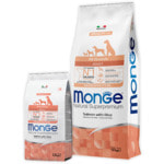 Сухой корм Monge Dog Monoprotein Salmone (лосось и рис)