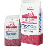 Сухой корм Monge Dog Monoprotein All Breeds Beef (говядина и рис)
