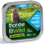 Влажный корм Monge BWild Cat Grain Free (из анчоуса с овощами)