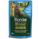 Влажный корм Monge Cat BWild Grain Free (из анчоусов с овощами)