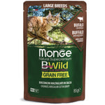 Влажный корм Monge Cat BWild Grain Free (из мяса буйвола с овощами)