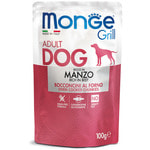 Влажный корм Monge GRILL для собак с говядиной