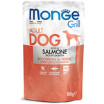 Влажный корм Monge GRILL для собак с лососем