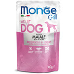 Влажный корм Monge GRILL для собак со свининой