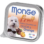 Влажный корм MONGE DOG FRUIT с уткой и апельсином