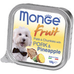 Влажный корм MONGE DOG FRUIT со свининой и ананасом