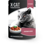 Влажный корм X-Cat с ягненком в соусе