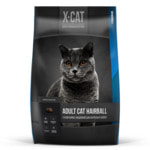 Сухой корм X-CAT Adult Cat Hairball (индейка)