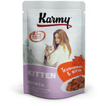 Влажный корм Karmy Kitten телятина в желе