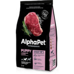 Сухой корм ALPHAPET для щенков средних пород (говядина и рис)