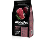 Сухой корм ALPHAPET для собак крупных пород (говядина и потрошки)