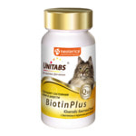 Unitabs BiotinPlus для кошек