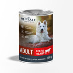 Влажный корм Mr.Buffalo для взрослых собак (говядина и сердце)