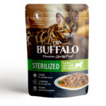 Влажный корм Mr.Buffalo Sterilised с ягнёнком в соусе
