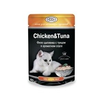 Влажный корм GINA Chicken & Tuna — Цыпленок с тунцом