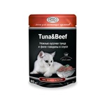 Влажный корм GINA Tuna & Beef — Тунец с говядиной